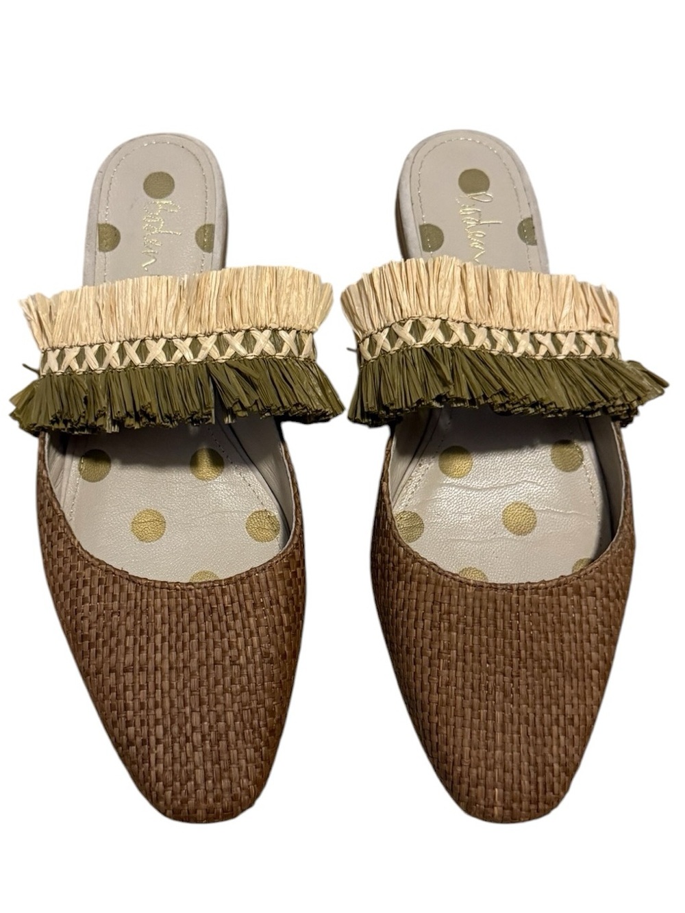 Boden Raffia Mules Size 8 - Picture 3 of 5